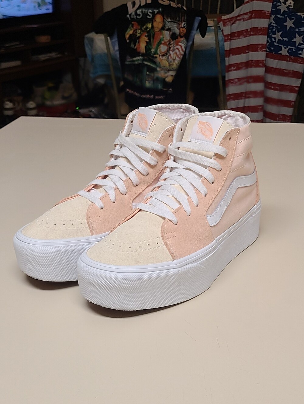 Vans SK8 Hi Tapered Chunky Stackform platform casual skateboard sneakers size 8